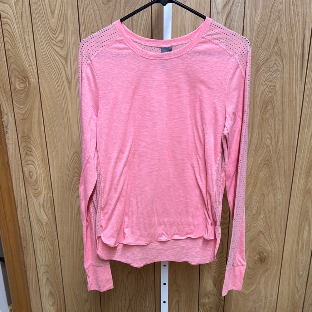 Sweaty Betty Pink Long Sleeve Women's Top Medium